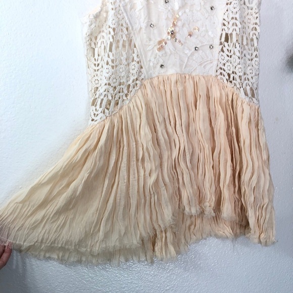BKE Lace And Sequin Boho Tank top - Picture 4 of 6
